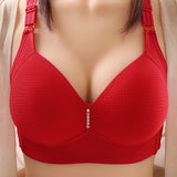Full Coverage Bra Wide Straps Single Padded for Shape Enhancement Plus Size Bra