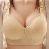 Full Coverage Bra Wide Straps Single Padded for Shape Enhancement Plus Size Bra