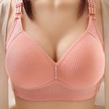 Full Coverage Bra Wide Straps Single Padded for Shape Enhancement Plus Size Bra