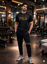 Fila Men’s 3-Piece Activewear Set – Premium T-Shirt, & Shorts Combo