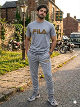 Fila Men’s 3-Piece Activewear Set – Premium T-Shirt, & Shorts Combo