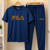 Fila Men’s 3-Piece Activewear Set – Premium T-Shirt, & Shorts Combo