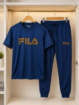 Fila Men’s 3-Piece Activewear Set – Premium T-Shirt, & Shorts Combo