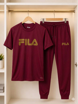 Fila Men’s 3-Piece Activewear Set – Premium T-Shirt, & Shorts Combo