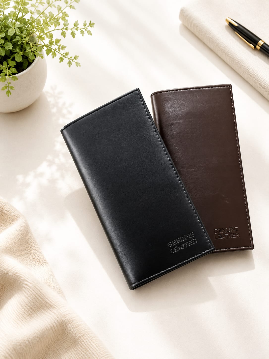 Orignal Leather Mobile Spacious Wallet NC-011