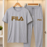 Fila Men’s 3-Piece Activewear Set – Premium T-Shirt, & Shorts Combo
