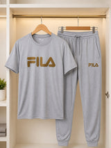 Fila Men’s 3-Piece Activewear Set – Premium T-Shirt, & Shorts Combo