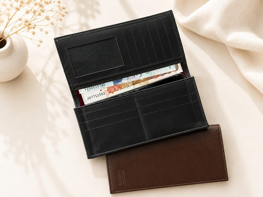 Orignal Leather Mobile Spacious Wallet NC-011