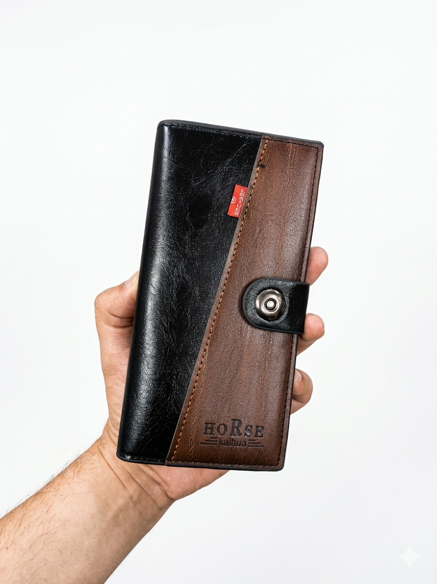 Baellerry Hand Strap Long Wallet For Mobile, Cash & Cards CN-001