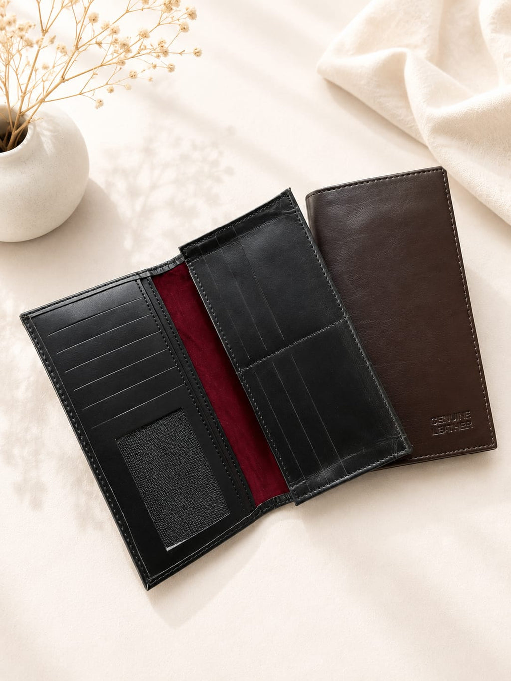 Orignal Leather Mobile Spacious Wallet NC-011