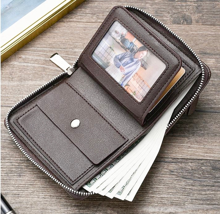 Balisi Style Classic Very High Very Spacious Top Zipper Wallets Plus Cardholder NC-003