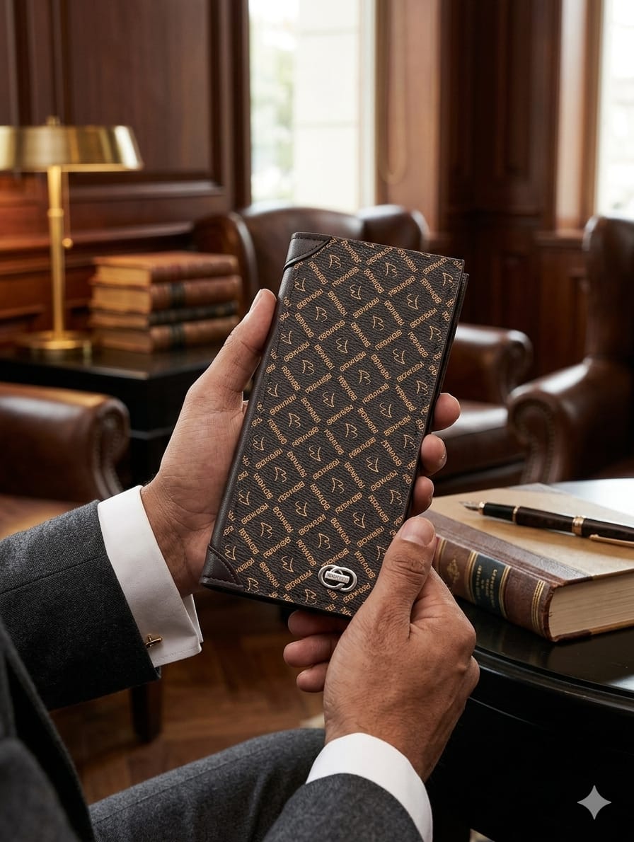 BOWEISI Style Classic Very High Quality Very Spacious Slim Wallet NC-006