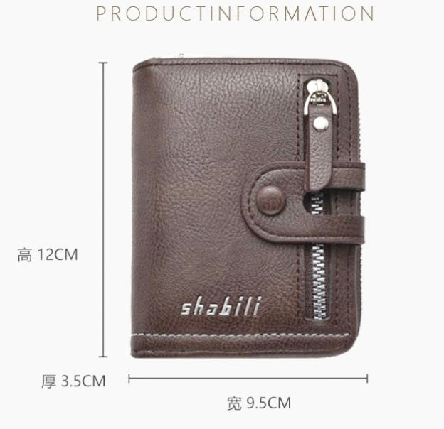 Balisi Style Classic Very High Very Spacious Top Zipper Wallets Plus Cardholder NC-003