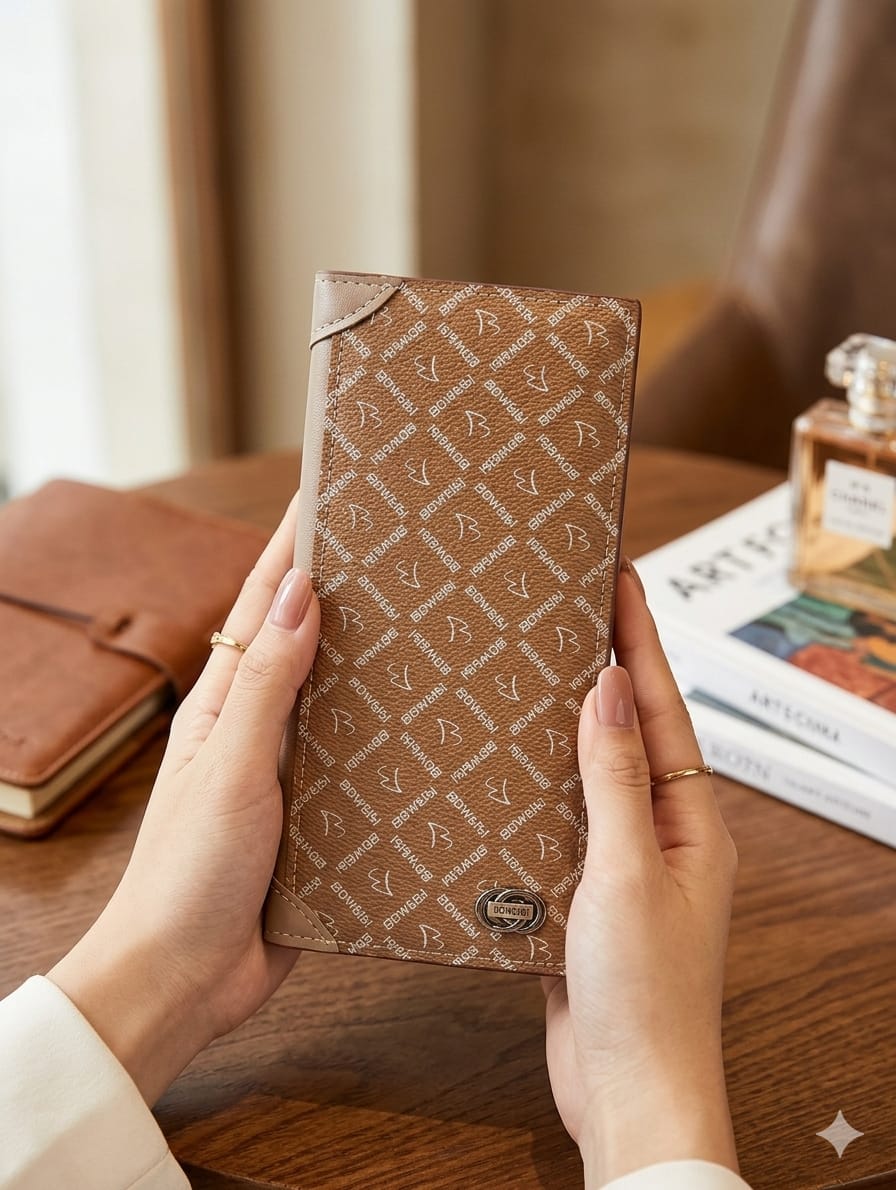 BOWEISI Style Classic Very High Quality Very Spacious Slim Wallet NC-006