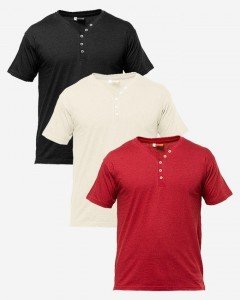 Pack of 3 - Multicolor Cotton Tshirts For Men