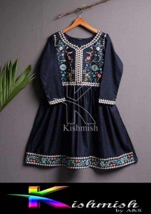 Charming  Girl Beautiful Embroided Shirt KK-05