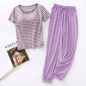 Beautiful Purple Night Suit (Trouser Shirt) For Girls & Women