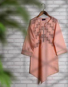 Charming  Girl Beautiful Embroided Shirt KK-12