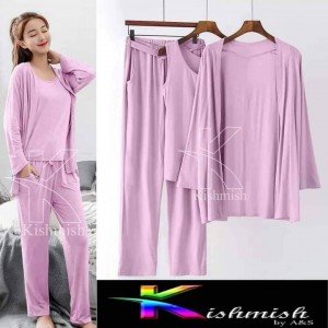 Beautiful  Fairy Night Suit (Trouser Shirt) For Girls & Women 137