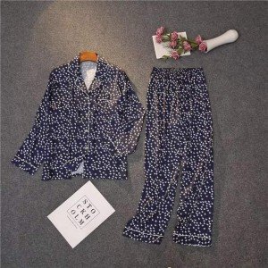 Two Hearts Nightwear Beautiful Pajama Shirt Polka-TH-01