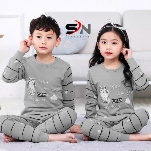  Cute Cat Kid's Night Suit KNS-04