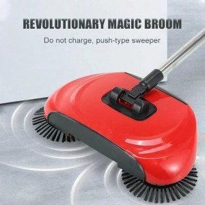 Broom Robot Vacuum Cleaner Floor Home Kitchen Sweeper Mop Sweeping Machine, Magic Handle Household, Lazy Wash  Carpet