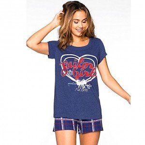 Sailor Girl Short Night Suit