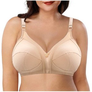 (Pack Of 4) Beautiful Non-Padded Non-Wired Full Cup Bra in Cotton AS-12