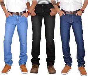 Pack of 3 Stretchable Narrow Denim Jeans