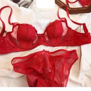 Women's  Sensual Underwire Exotic Set Sensual Brassiere Lingerie Set SU-02_1736887968